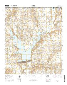 Peoria Texas Current topographic map, 1:24000 scale, 7.5 X 7.5 Minute, Year 2016