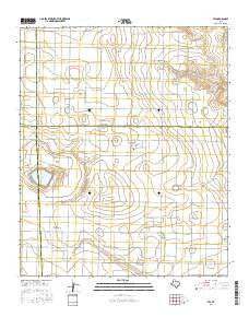 Pep Texas Current topographic map, 1:24000 scale, 7.5 X 7.5 Minute, Year 2016