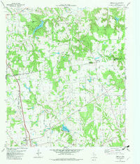 Percilla Texas Historical topographic map, 1:24000 scale, 7.5 X 7.5 Minute, Year 1982