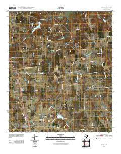 Percilla Texas Historical topographic map, 1:24000 scale, 7.5 X 7.5 Minute, Year 2010