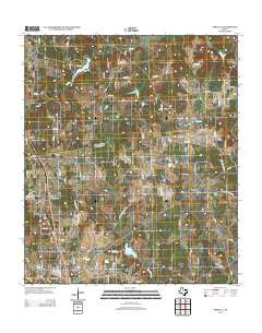 Percilla Texas Historical topographic map, 1:24000 scale, 7.5 X 7.5 Minute, Year 2013