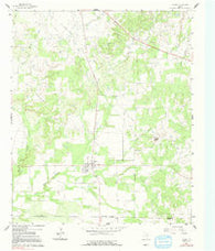 Perrin Texas Historical topographic map, 1:24000 scale, 7.5 X 7.5 Minute, Year 1961