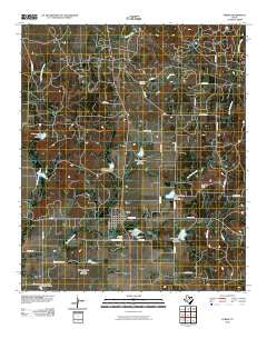 Perrin Texas Historical topographic map, 1:24000 scale, 7.5 X 7.5 Minute, Year 2010