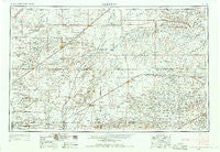 Perryton Texas Historical topographic map, 1:250000 scale, 1 X 2 Degree, Year 1954