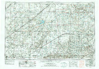 Perryton Texas Historical topographic map, 1:250000 scale, 1 X 2 Degree, Year 1954