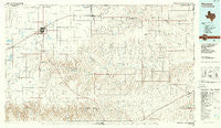 Perryton Texas Historical topographic map, 1:100000 scale, 30 X 60 Minute, Year 1986