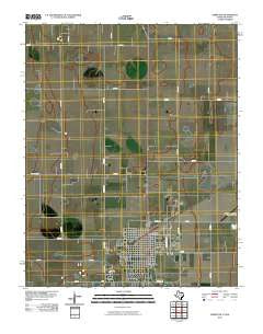 Perryton Texas Historical topographic map, 1:24000 scale, 7.5 X 7.5 Minute, Year 2010