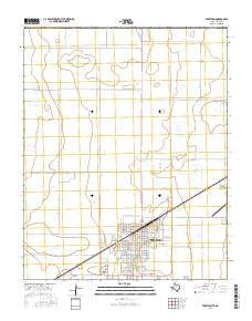 Perryton Texas Current topographic map, 1:24000 scale, 7.5 X 7.5 Minute, Year 2016