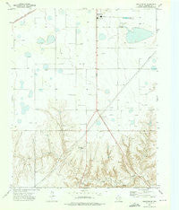 Perryton SE Texas Historical topographic map, 1:24000 scale, 7.5 X 7.5 Minute, Year 1973