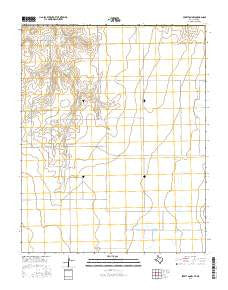 Perryton NW Texas Current topographic map, 1:24000 scale, 7.5 X 7.5 Minute, Year 2016