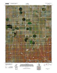 Perryton SE Texas Historical topographic map, 1:24000 scale, 7.5 X 7.5 Minute, Year 2010