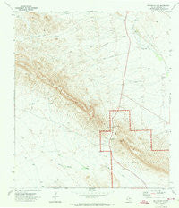 Persimmon Gap Texas Historical topographic map, 1:24000 scale, 7.5 X 7.5 Minute, Year 1971