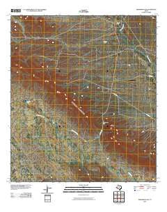 Persimmon Gap Texas Historical topographic map, 1:24000 scale, 7.5 X 7.5 Minute, Year 2010