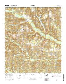 Pert Texas Current topographic map, 1:24000 scale, 7.5 X 7.5 Minute, Year 2016