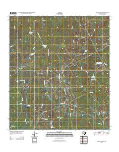 Pertle Creek Texas Historical topographic map, 1:24000 scale, 7.5 X 7.5 Minute, Year 2013