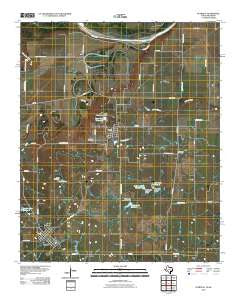 Petrolia Texas Historical topographic map, 1:24000 scale, 7.5 X 7.5 Minute, Year 2010