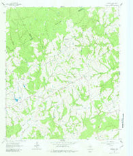 Petteway Texas Historical topographic map, 1:24000 scale, 7.5 X 7.5 Minute, Year 1962