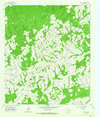 Petteway Texas Historical topographic map, 1:24000 scale, 7.5 X 7.5 Minute, Year 1962