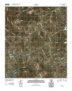 Petteway Texas Historical topographic map, 1:24000 scale, 7.5 X 7.5 Minute, Year 2010