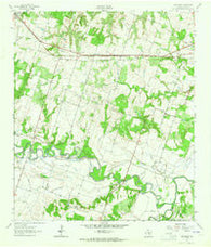 Pettibone Texas Historical topographic map, 1:24000 scale, 7.5 X 7.5 Minute, Year 1962