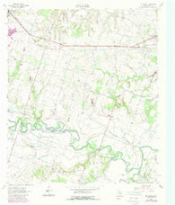 Pettibone Texas Historical topographic map, 1:24000 scale, 7.5 X 7.5 Minute, Year 1962