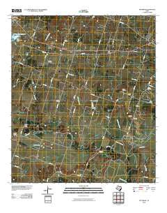 Pettibone Texas Historical topographic map, 1:24000 scale, 7.5 X 7.5 Minute, Year 2010