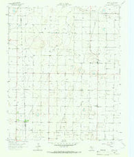 Pettit Texas Historical topographic map, 1:24000 scale, 7.5 X 7.5 Minute, Year 1965