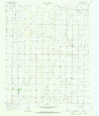 Pettit Texas Historical topographic map, 1:24000 scale, 7.5 X 7.5 Minute, Year 1965