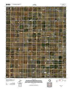 Pettit Texas Historical topographic map, 1:24000 scale, 7.5 X 7.5 Minute, Year 2010