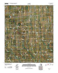 Petty Texas Historical topographic map, 1:24000 scale, 7.5 X 7.5 Minute, Year 2010