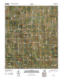Petty Texas Historical topographic map, 1:24000 scale, 7.5 X 7.5 Minute, Year 2010