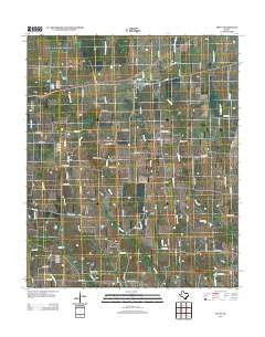 Petty Texas Historical topographic map, 1:24000 scale, 7.5 X 7.5 Minute, Year 2012
