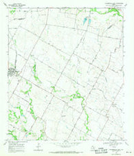 Pflugerville East Texas Historical topographic map, 1:24000 scale, 7.5 X 7.5 Minute, Year 1968