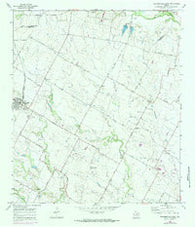 Pflugerville East Texas Historical topographic map, 1:24000 scale, 7.5 X 7.5 Minute, Year 1968