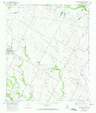 Pflugerville East Texas Historical topographic map, 1:24000 scale, 7.5 X 7.5 Minute, Year 1968