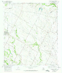 Pflugerville East Texas Historical topographic map, 1:24000 scale, 7.5 X 7.5 Minute, Year 1968