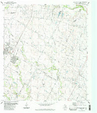 Pflugerville East Texas Historical topographic map, 1:24000 scale, 7.5 X 7.5 Minute, Year 1987