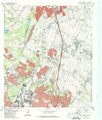 Pflugerville West Texas Historical topographic map, 1:24000 scale, 7.5 X 7.5 Minute, Year 1987