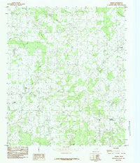 Phalba Texas Historical topographic map, 1:24000 scale, 7.5 X 7.5 Minute, Year 1984