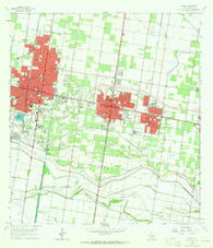 Pharr Texas Historical topographic map, 1:24000 scale, 7.5 X 7.5 Minute, Year 1963