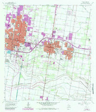 Pharr Texas Historical topographic map, 1:24000 scale, 7.5 X 7.5 Minute, Year 1963
