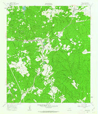 Phelps Texas Historical topographic map, 1:24000 scale, 7.5 X 7.5 Minute, Year 1960