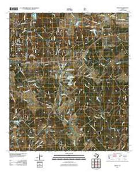 Phelps Texas Historical topographic map, 1:24000 scale, 7.5 X 7.5 Minute, Year 2010