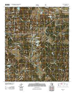 Phelps Texas Historical topographic map, 1:24000 scale, 7.5 X 7.5 Minute, Year 2010