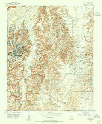 Phillips Texas Historical topographic map, 1:24000 scale, 7.5 X 7.5 Minute, Year 1953