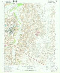 Phillips Texas Historical topographic map, 1:24000 scale, 7.5 X 7.5 Minute, Year 1970