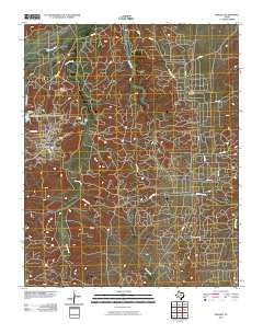 Phillips Texas Historical topographic map, 1:24000 scale, 7.5 X 7.5 Minute, Year 2010