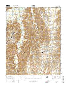 Phillips Texas Current topographic map, 1:24000 scale, 7.5 X 7.5 Minute, Year 2016