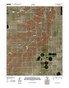 Phillips Camp Texas Historical topographic map, 1:24000 scale, 7.5 X 7.5 Minute, Year 2010