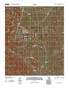 Phone Line Canyon Texas Historical topographic map, 1:24000 scale, 7.5 X 7.5 Minute, Year 2010